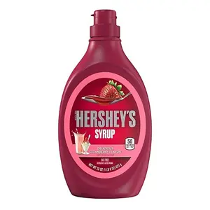 Hershey`'s Strawberry Flavor Fat Free Syrup (Pack of 2) Imported 623g Each