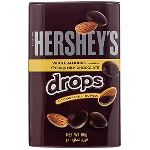 Hershey's Whole Almonds Covered in Creamy Milk Chocolate 60 g