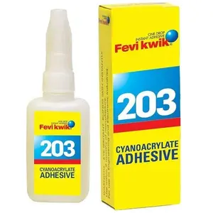 Pidilite Fevikwik 203 Cyanoacrylate Adhesive (20 ml).