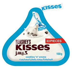 Hersheys Kisses Cookies 'n' Creme Chocolate 150 g