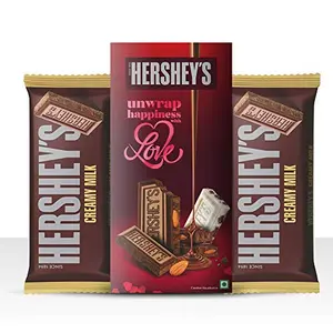 Hershey's Bar Creamy Milk Chocolate 100 gm (Pack of 2)