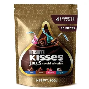 Hershey's Special Assorted Kisses 4 Flavors 100gm (Imported)