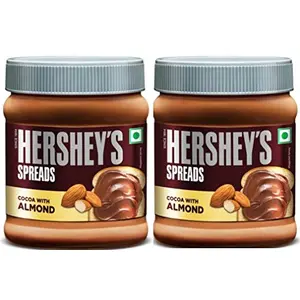 Hershey's Cocoa Spread with Almond 350g Spread (Pack of 2)