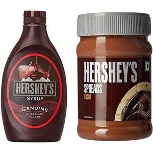 Hershey's Chocolate Syrup 623 Gm & Cocoa Spread 350 Gm