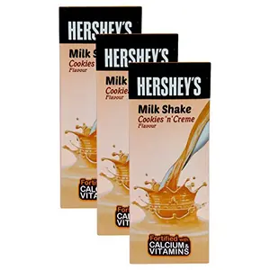 Hypercity Combo - Hersheys Milkshake Cookies N Cream 200ml (Pack of 3) Promo Pack