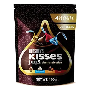 Hershey's Kisses Classic Assortment 4 flavours 100g (Imported)