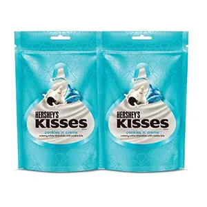 Hershey's Kisses Cookies n Creme Pouch ( 2*100 g) 2 x 100 g