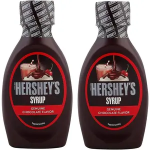 HERSHEY'S Chocolate Flavour Syrup 200 Gram Pack of 2 Chocolate Flavour  (400 g Pack of 2)