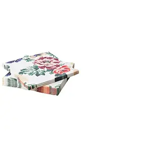 Ikea Paper Napkin Multicolour/Flower33x33 cm Pack of 30 Pieces