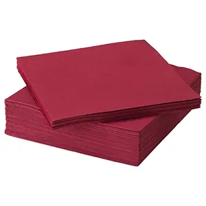Ikea Paper Napkin Dark Red 40x40 cm (15 Â¾x15 Â¾) 50 Pcs