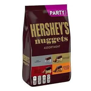 Hershey's Nuggets Assortment Chocolate Milk Almond Special Dark Extra Ceamy With Toffee & Almond (Party Pack) 893g (Imported)
