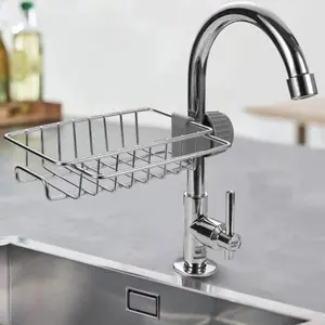 The Magic Makers Soap Holder For Kitchen Sink Soap Holder Stainless Steel Faucet Rack For Kitchen Sink Stand Sponge Holder For Kitchen Sink Dish Soap Holder For Kitchen Sink Rack For Kitchen Soap Holder Sink