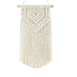 The Decor Hub Macrame Wall Hanging Woven Tapestry Wall Art Decor Beautiful For Boho Home Decor Apartment Nursery Party Decorations