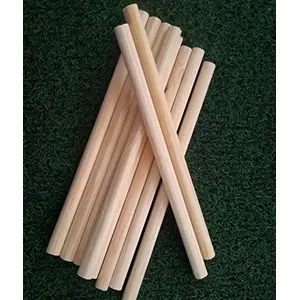 Craft House Round Wooden Dowel Sticks Rod For Macrame Wall Hanging Plant Hanger/Other Art & Craft Projects (10 Inch (Pack Of 5))