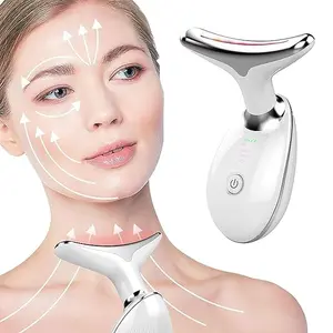 The Magic Makers Neck Face Firming Wrinkle Removal Tool Face Neck Lifting Machine Double Chin Reducer Vibration Massager Wrinkles Appearance Removal And Skin Tightening [Multicolor]
