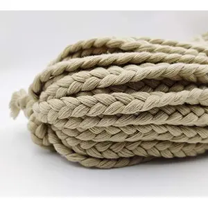 Craft House | Braided Choti Macrame Cotton Thread For Macrame Diy Garments Crafting And Other Projects | Brown | 10Mm20Mtr.