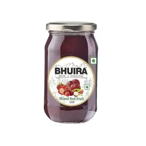Bhuira | All Natural Jam Mixed Red Fruit | No Added preservatives | No Artificial Color Added|240g | Pack of 1