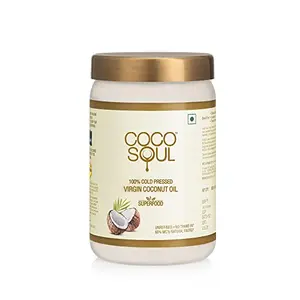 Coco Soul Cold Pressed Natural Virgin Coconut Oil Bottle 500 ml
