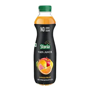 Storia 100% Fruit Juice- Mixed Fruit- No Added Sugar & No Preservatives- 750 ml PET Bottle