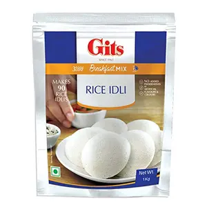 Gits Instant Rice Idli Breakfast MixMakes 90 Rice Idlis Pure Veg Authentic South Indian Breakfast Recipe 1Kg
