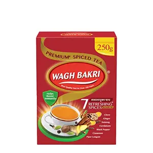 Wagh Bakri Premium Spiced Tea | With 7 Refreshing Spices |250 g