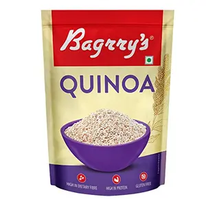 Bagrrys Quinoa 1kg- Diet Food | Cereal for Breakfast | Gluten Free | Quinoa Seeds | High in Dietary Fibre