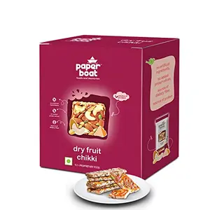 Paper Boat Dry Fruit Chikki | No Preservatives and Colors | 250g / 280g (Weight May Vary)