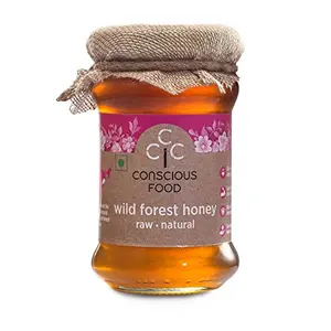 Conscious Food Wild Forest Honey |100% Raw Pure and Natural Unprocessed & Unpasteurized Honey | Value Pack | Wild Forest Honey Pack of - 200g