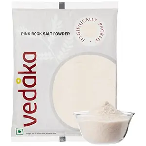 Amazon Brand - Vedaka Pink Rock Salt Powder 1kg