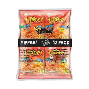 Sunfeast YiPPee! Magic Masala Instant Noodles 720g/810g/840g (Pack of 12) ( weight may vary )
