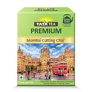 Tata Tea Premium | Street Chai of India | Mumbai Cutting Chai | Tasting Notes of Ginger & Lemongrass | 250g