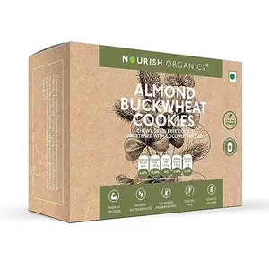 Nourish Organics Almond Buckwheat Cookies 120g