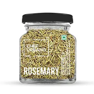 Chef Urbano Rosemary 40 g | 100% Natural | For Cooking Seasoning Pasta Soups Salad Chicken Herbs Bread Tea | Premium Herbs and Spices | Dried Leaves
