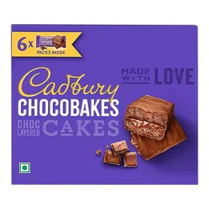 Cadbury Chocobakes ChocLayered Cakes 114 g