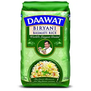 Daawat Biryani World's Longest Grain Aged Basmati Rice 1 Kg