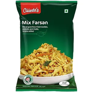 Chheda's Mix Farsan - Besan Sev Peanuts Boondi - Misal Pav Farsan (350g Pack of 1)
