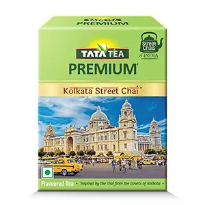 Tata Tea Premium | Street Chai of India | Kolkata Street Chai | Tasting Notes of Nutmeg Cardamom & Ginger | 250g