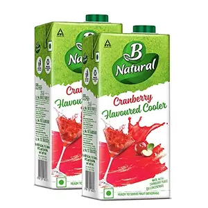 B Natural Cranberry Flavoured Cooler Pack of 2