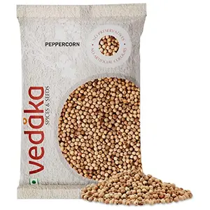Amazon Brand - Vedaka Whole White Peppercorn 100g