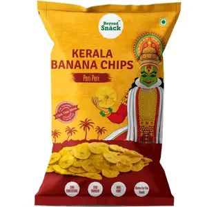 Beyond Snack Kerala Banana Chips-Peri Peri Flavour 300g (AS SEEN ON Shark Tank India) - (3X100g)