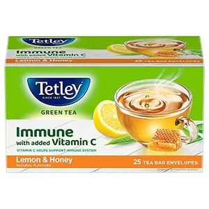 Tetley Green Tea Lemon and Honey 25 Tea Bags