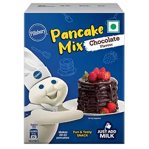 Pillsbury Chocolate Flavour Pancake Mix| 2-Minute Pancake Mix for Kids| No-Preservatives | 500g