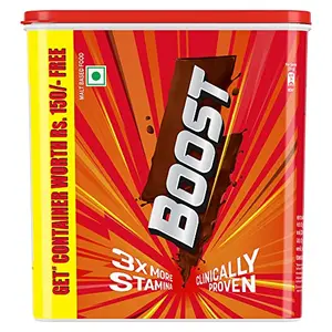 BOOST Energy & Nutrition Chocolate Drink Container 1 kg powder(Pack of 500 g x 2) Fortified with 17 Essential Vitamins and Minerals