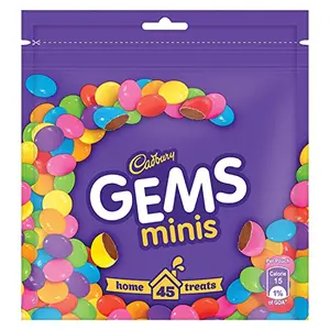 Cadbury Gems Chocolate Home Treats Pack 142.2g/126.4g (Grammage may vary)