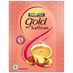 Tata Tea Gold Saffron | Natural Saffron Flavour | Black Tea | 250g