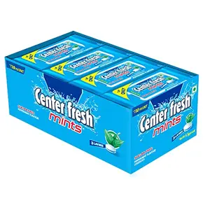 Center Fresh Mint Sugarfree Peppermint Flavour 108 g- Pack of 24