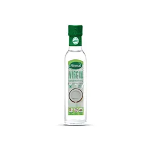 KLF Nirmal Cold Pressed Virgin Coconut Oil | 500 ml | Glass Bottle | Great for Cooking & Personal Care