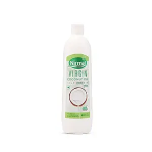KLF Nirmal Cold Pressed Virgin Coconut Oilm 500 ml  Great for skin care & Hair Care | Natural & Edible