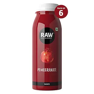 Raw Pressery Pomegranate Juice (6 x 250ml) Rich in Anti-oxidants Natural Energizer & Immunity Booster Healthy Juice No Added Sugar
