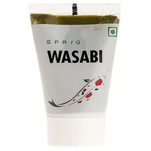 Sprig Wasabi | Made with Real Wasabi | Paste of Japanese Horseradish | Extra Hot | No artificial colours flavours or fillers | Use with Sushi Sashimi & Soba | 50 g